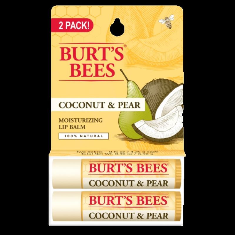 BURTS BEES Natural Moisturizing Lip Balm (Bálsamo para labios) x