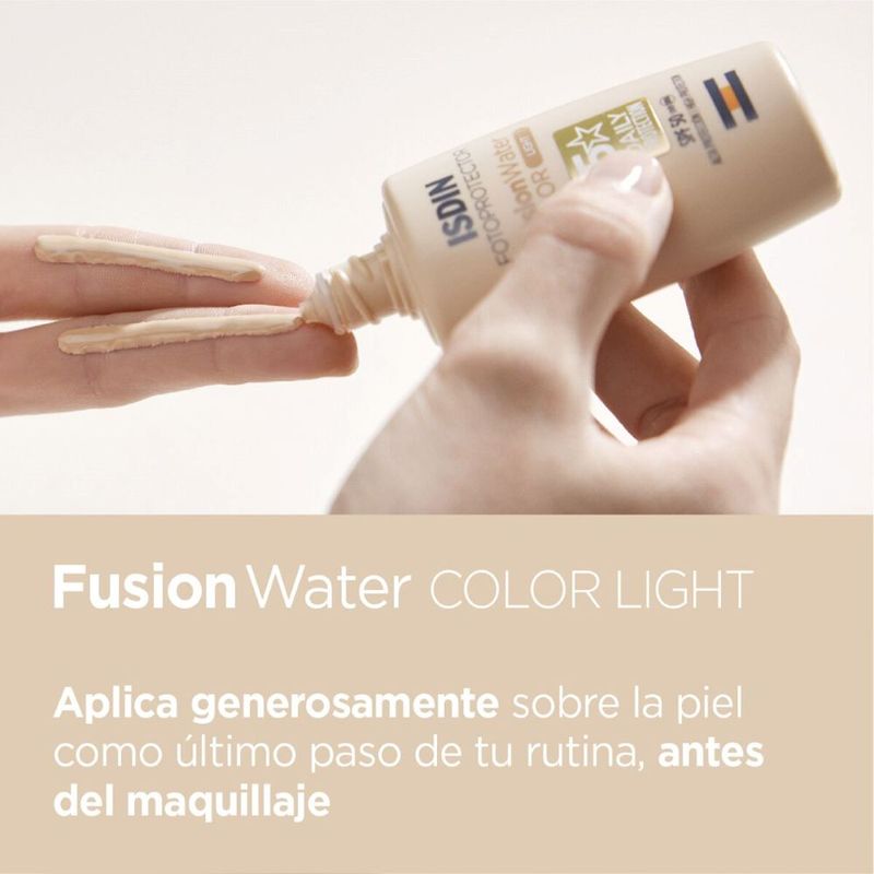 FOTOPROTECTOR-ISDIN-FUSION-WATER-COLOR-LIGHT