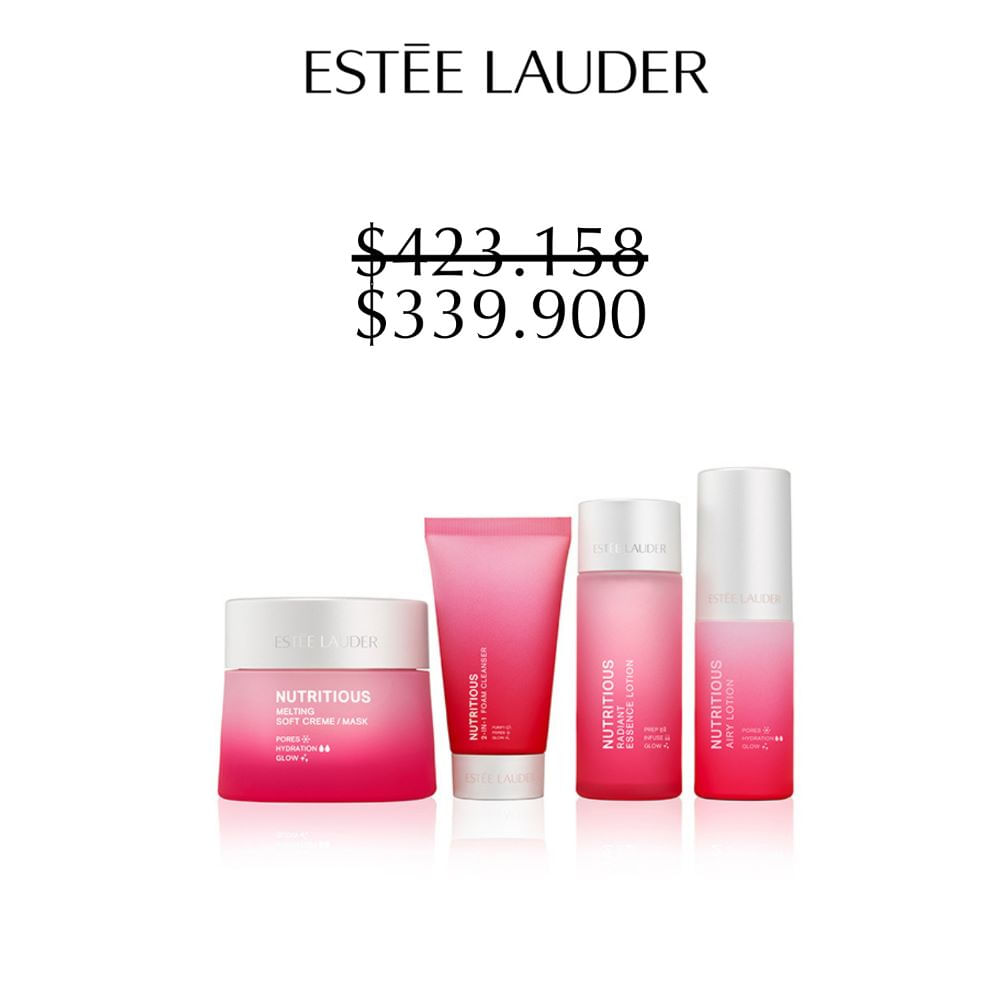 SET TRATAMIENTO FACIAL ESTEE LAUDER NUTRITIOUS SALEABLEESTEE LAUDERFACES