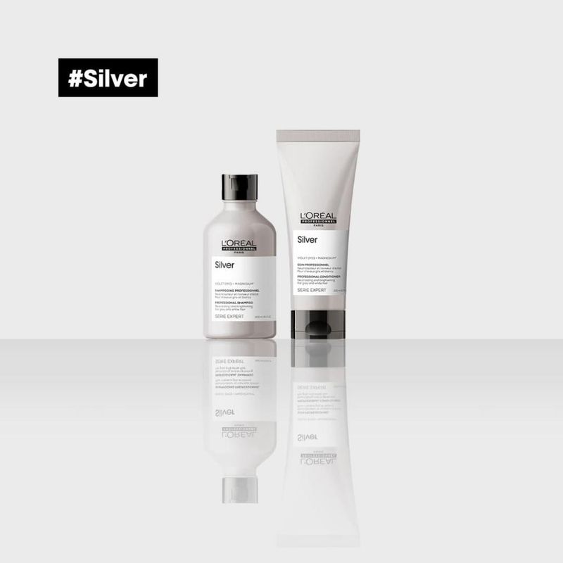 SHAMPOO-SILVER-CUIDADO-DEL-CABELLO-BLANCO-LOREAL-PROFESSIONNEL-300ML