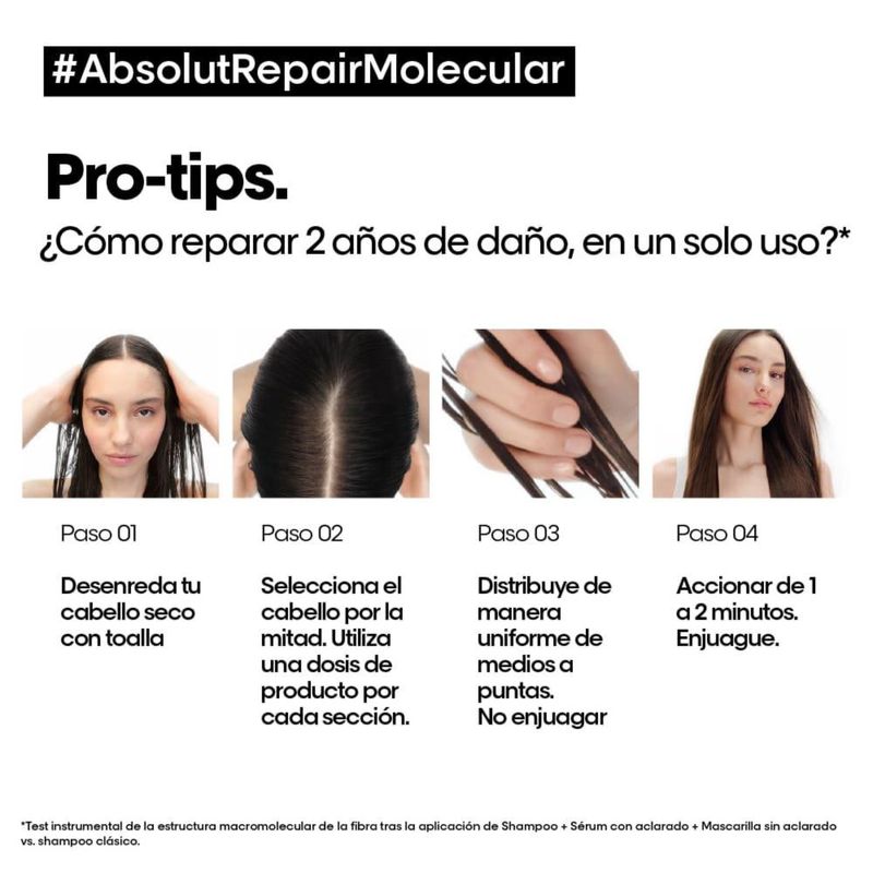MASCARILLA-REPARADORA-LEAVE-IN-ABSOLUT-REPAIR-MOLECULAR-LOREAL-PRO