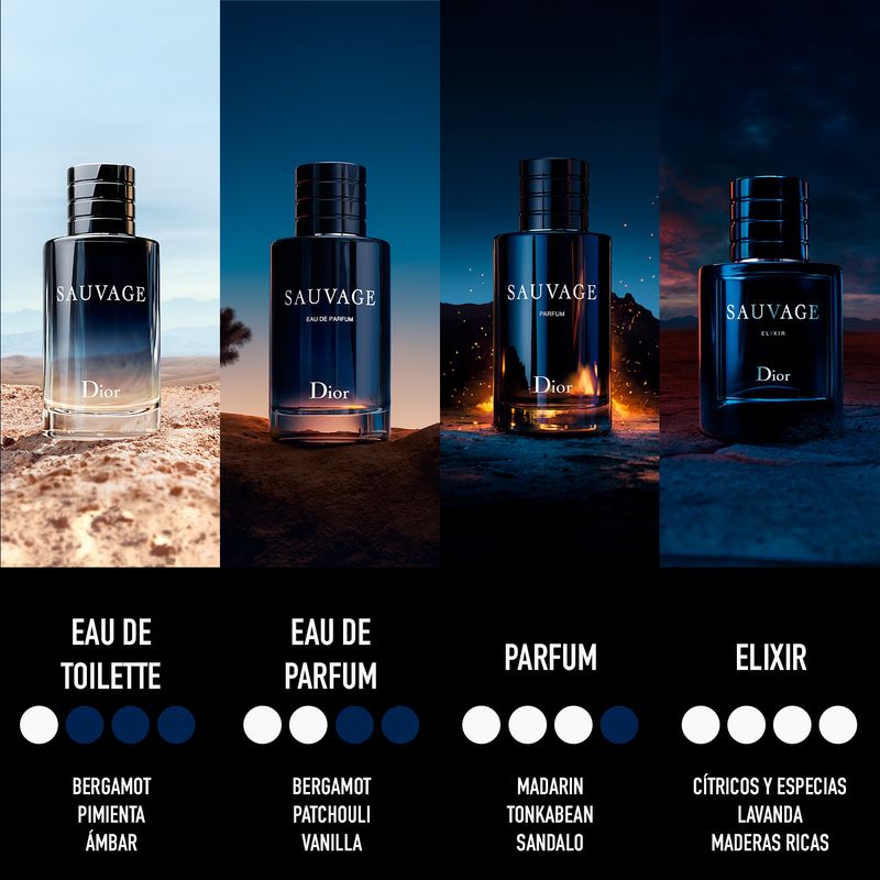 SAUVAGE EAU DE TOILETTE HOMBRE DIOR FACES